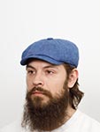 Кепка STETSON арт. 6873703 HATTERAS LINEN STRIPE (синий)